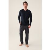 Arnetta Erkek Siyah Pijama Takımı