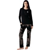 Arnetta Kadın Siyah Pijama Takımı - L
