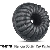Arow Flanora Siyah Döküm Kek Kalıbı