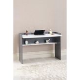 Arpelia Ahşap Çalışma Masası (Antrasit Gri - Beyaz) - 120X60 CM