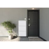 Arpelia Metal Ayakkabılık 3 Lü Beyaz