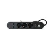Ars 2 Usb 2 Type C Girişli Akım Korumalı 2 Metre 3'lü Priz