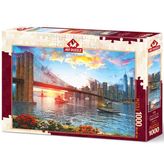 Art 1000 Parça New York'ta Günbatımı Puzzle