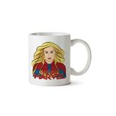 Art Hediye Captain Marvel Zara Larson Baskılı Kupa Bardak
