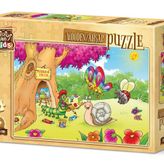 Art Kids Ressam Tırtıl 25 Parça Ahşap Puzzle