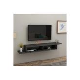 art mobilya Modern Antrasit Duvara Monte TV Ünitesi %100 MDF