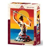 Art Puzzle 1000 Parça Trenle Yolculuk Puzzle