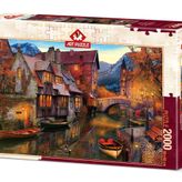 Art Puzzle 2000 Parça Kanal Boyu Evleri Puzzle