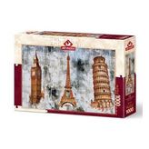 Art Puzzle 5199 1000 Parça Üç Şehir Üç Kule Puzzle
