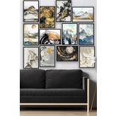 Artavessa 12 Parça Çerçeve Görünümlü Mdf Tablo Seti