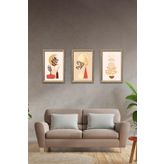 Artavessa 3 Parça Çerçeve Görünümlü Mdf Tablo Seti
