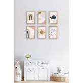 Artavessa 6 Parça Çerçeve Görünümlü Mdf Tablo Seti