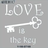 Artdeco 30x30 cm Anahtarlar 169 Stencil