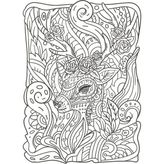 Artdeco 30X40 cm Ceylan Gazel Desenli Tuval