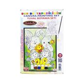Artebella 20x30 cm Tuval Boyama Seti