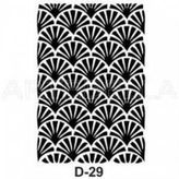 Artebella D-29 20X30 cm Stencil