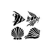 Artebella E-46 10X10 cm Stencil