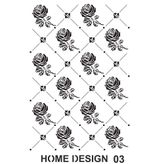 Artebella HDS03 35x50 cm Home Desingn Stencil