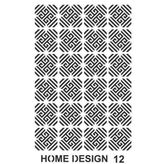 Artebella HDS12 35x50 cm Home Design Stencil