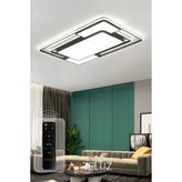 Arteluz Dikdörtgen Model Modern Plafonyer Avize (90X60 Cm) - Siyah
