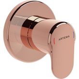 Artema A4273026 Root Round Sıva Üstü Bakır Ankastre Stop Valf
