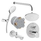 Artema A49279 Root Round Krom Ankastre Duş Seti