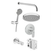 Artema Flow Round A49321 Ankastre Banyo Seti, Krom