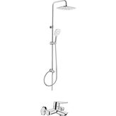 Artema Solid S Banyo Bataryası + Punto Plus 3s Duş KolonuKare