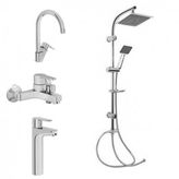 Artema Win S Yüksek Lavabo Eviye Mutfak ve Banyo Duş Batarya Set