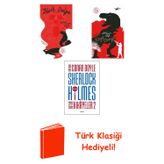 Arthur Conan Doyle 3 Kitap Seti + Türk Klasiği Hediye