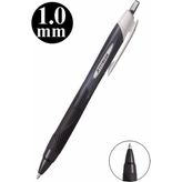 Artlantis Jel Uçlu Pilot Kalem 1 Adet Uniball Jetstream SXN-150S 1.0 mm Roller Basmalı Pilot Kalem Roller Uçlu Likit Mürekkepli - Siyah
