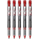 Artlantis Kırmızı Pilot Kalem SR-68 Roller Pen 5 Adet Scrikss Pilot Kalem 0.7 mm Roller Uçlu Pilot Kalem İnce Uçlu Likit Mürekkep