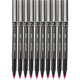 Artlantis Kırmızı Pilot Kalem UB-155 Micro Deluxe 10 Adet Uniball Pilot Kalem 0.5 mm Roller Uçlu Pilot Kalem Ince Uçlu Likit - 0.5mm - Standart