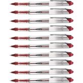 Artlantis Kırmızı Pilot Kalem UB-200 Vision Elite 0.8mm 10 Adet Uniball Pilot Kalem 0.8 mm Roller Uçlu Pilot Kalem İnce Uçlu Likit