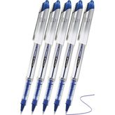 Artlantis Mavi Pilot Kalem UB-200 Vision Elite 0.8mm 5 Adet Uniball Pilot Kalem 0.8 mm Roller Uçlu Pilot Kalem Ince Uçlu Likit - Standart