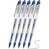 Artlantis Mavi Pilot Kalem UB-200 Vision Elite 0.8mm 5 Adet Uniball Pilot Kalem 0.8 mm Roller Uçlu Pilot Kalem İnce Uçlu Likit