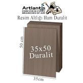 Artlantis Resim Altlığı Duralit 35x50 cm 1 Adet Ham Mdf Çok Amaçlı Kullanım 3 mm Kalınlığında Durolit