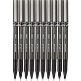 Artlantis Siyah Pilot Kalem UB-155 Micro Deluxe 10 Adet Uniball Pilot Kalem 0.5 mm Roller Uçlu Pilot Kalem Ince Uçlu Likit Mürek - 0.5mm - Standart