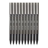 Artlantis Siyah Pilot Kalem UB-155 Micro Deluxe 10 Adet Uniball Pilot Kalem 0.5 mm Roller Uçlu Pilot Kalem İnce Uçlu Likit Mürek
