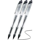 Artlantis Siyah Pilot Kalem UB-200 Vision Elite 0.8mm 3 Adet Uniball Pilot Kalem 0.8 mm Roller Uçlu Pilot Kalem Ince Uçlu Likit - Standart
