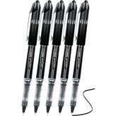 Artlantis Siyah Pilot Kalem UB-205 Vision Elite 0.5mm 5 Adet Uniball Pilot Kalem 0.5 mm Roller Uçlu Pilot Kalem Ince Uçlu Likit - Standart