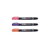 Artline Supreme Permanent Marker, Pembe - Mor - Turuncu, 3'lü Set