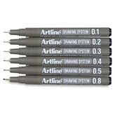 Artline Teknik Çizim Kalemi 6'ı Set