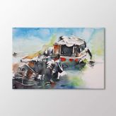 Arty Tablo Suluboya Tekne Tablo Amz-Ozb097-X 90X60