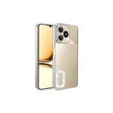 Arvencase Realme Note 50 Kılıf Kamera Lens Korumalı Özel İşlemeli İstanbul Seri Kapak Gümüş