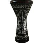 Arya Darbuka Döküm Erzincan Işlemeli Darbuka Siyah Kılıf