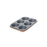 Aryıldız 6'lı Turuncu Granit Muffin Kalıbı
