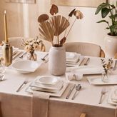 Aryıldız Crystal Ixir White 56 Parça 12 Kişilik Yemek Takımı