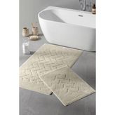 Aryıldız Home Aryıldızhome Banyo Halısı 2 Li Set Agata Bej