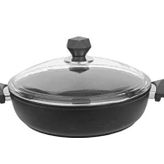 Aryıldız T/T Core 30 cm Siyah Granit Kısa Tencere